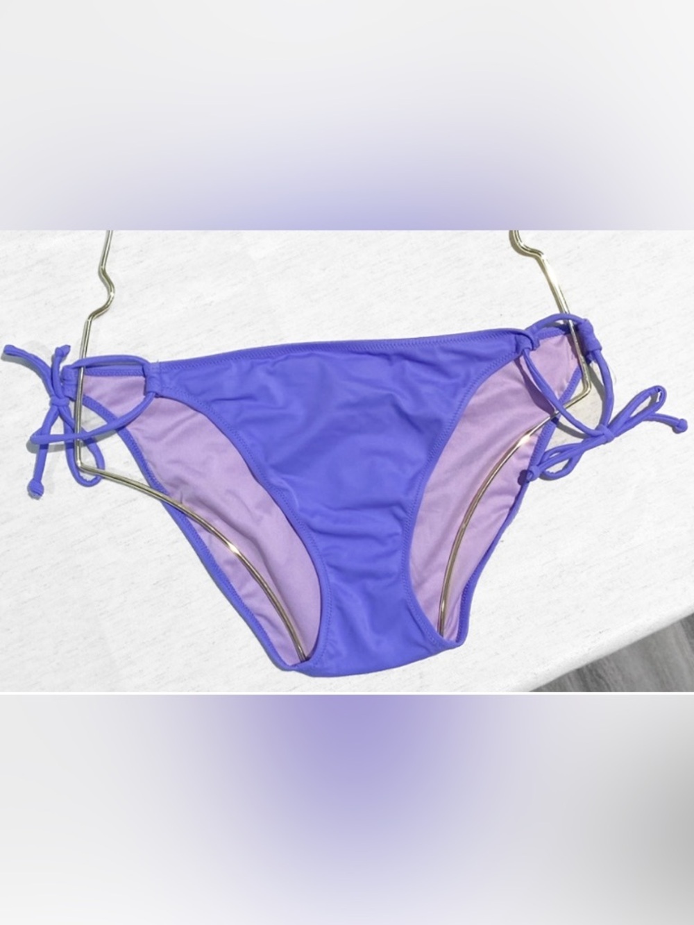 Lavender Bikini Bottom with Side Ties